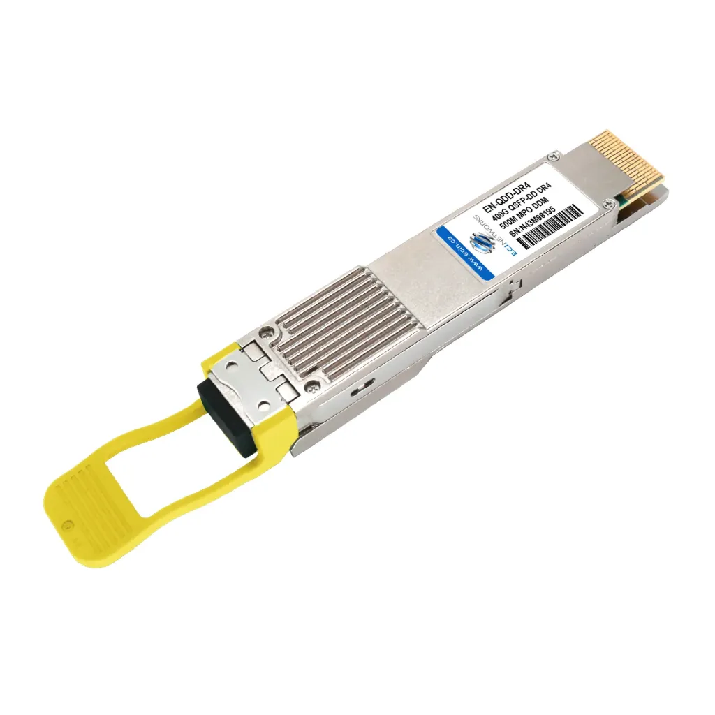 400G DR4 QSFP-DD 1310nm 500m DOM MPO-12/APC SMF Transceiver, MSA compatible